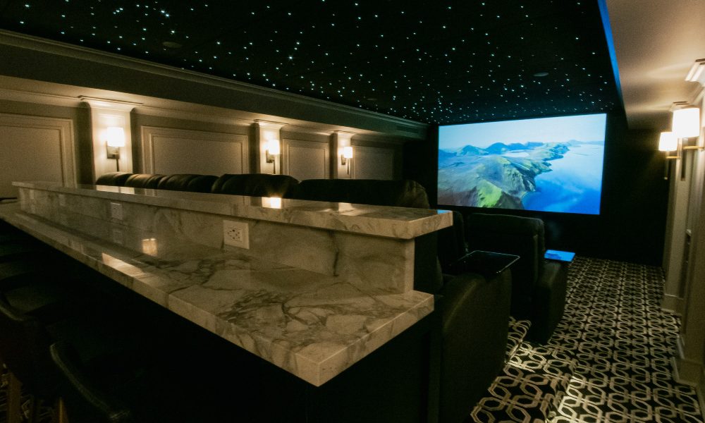 Discreet Basement Home Theater System Idea, New York, Audio Breakthroughs