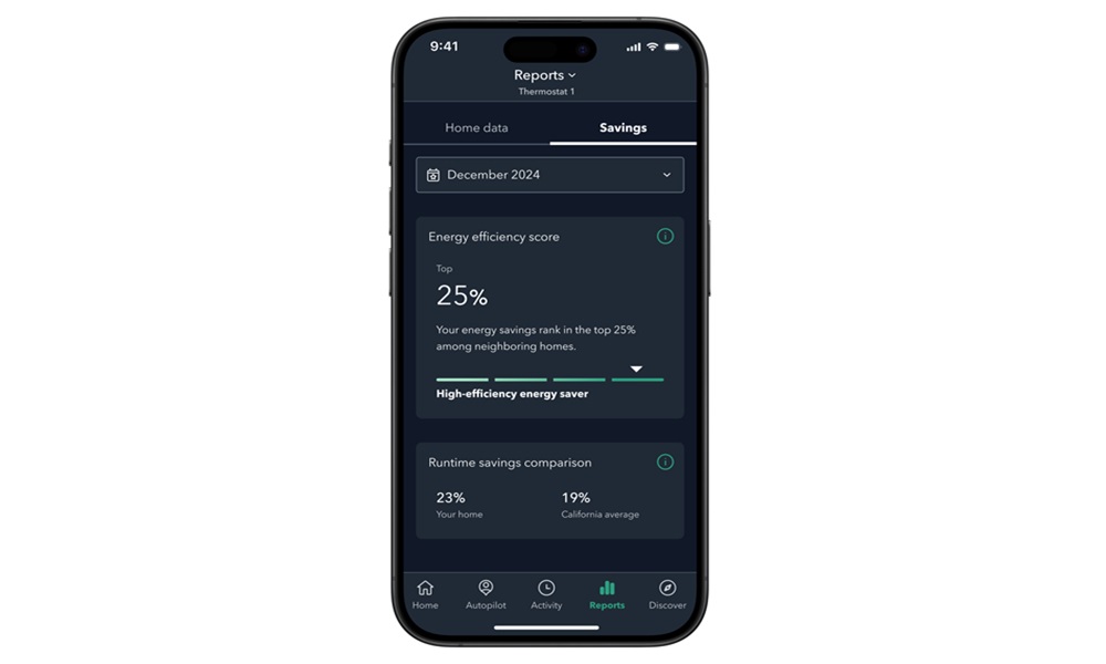 ecobee home energy reports